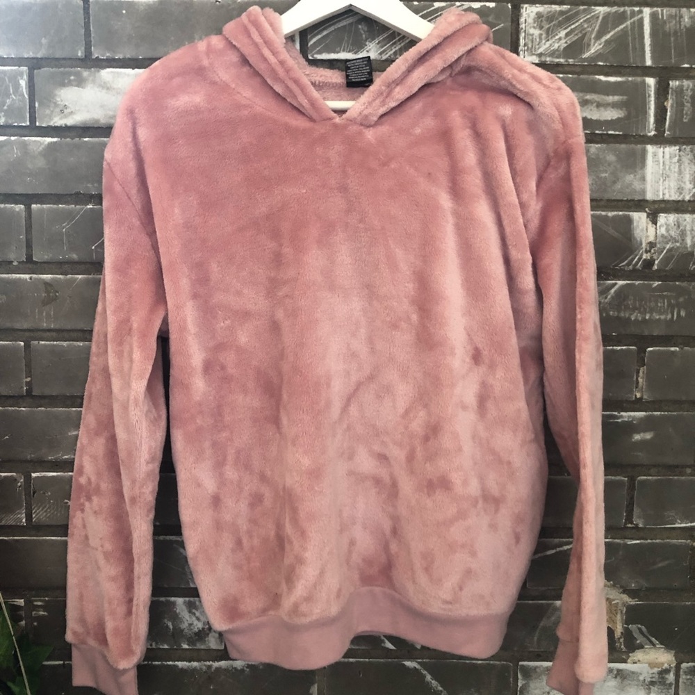 Pink soft hoodie